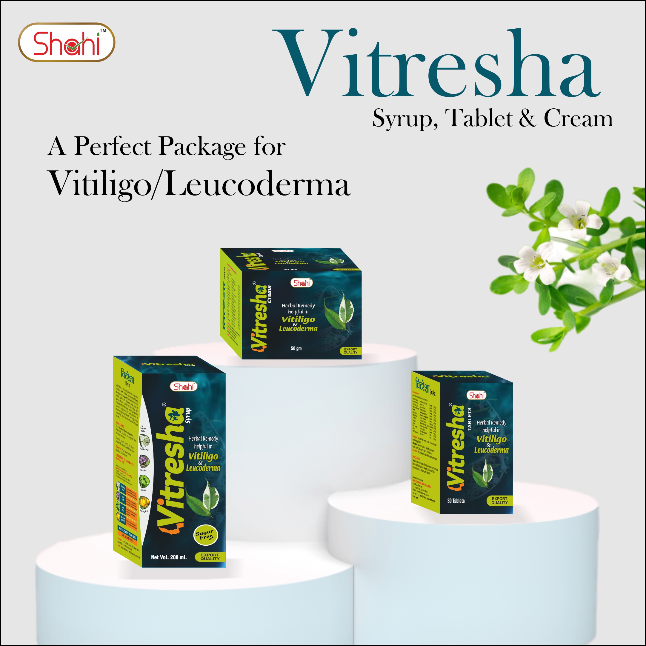 Vitresha Syrup, Tablet & Cream